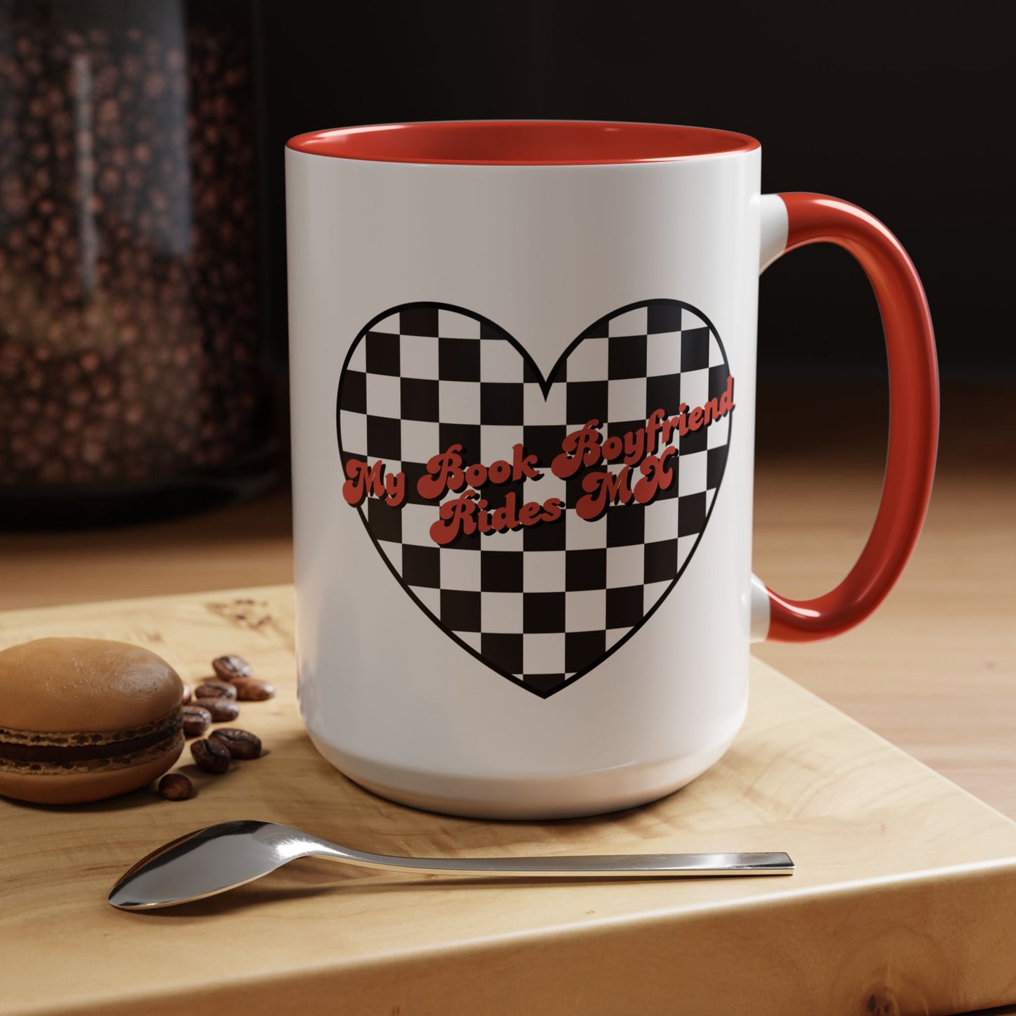 Motocross Romance Coffee Mug, Book Loving Mug, 11oz Mug,