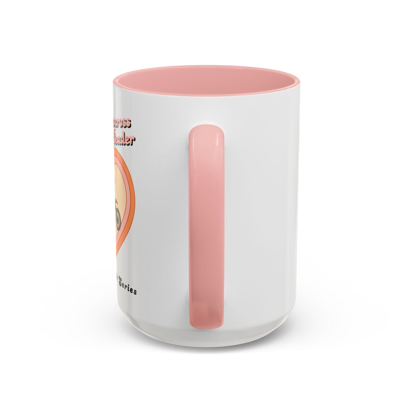 Spicy Motocross Romance Coffee Mug, 11 oz mug.